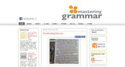 Desktop Screenshot of masteringgrammar.com